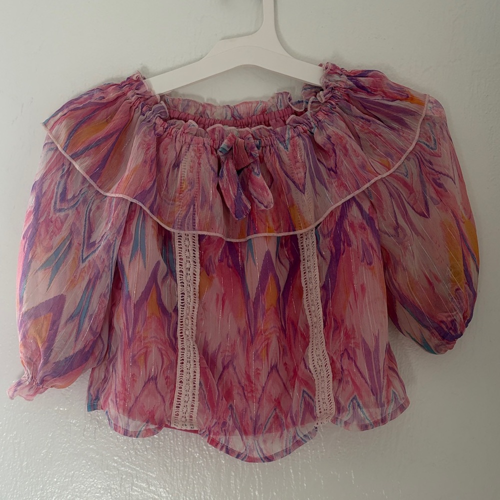 River Island Pink and Purple Kids Blouse